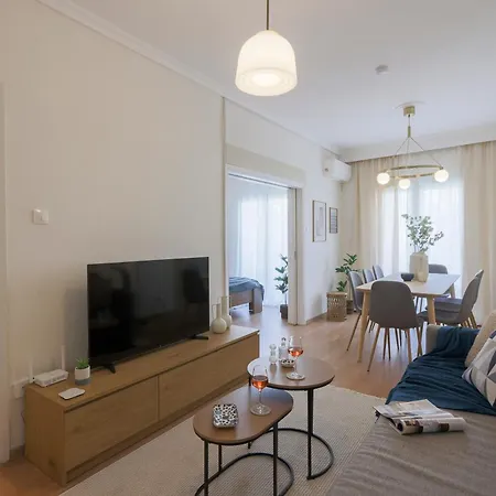 Skyline 3br, Center, 8 Guests * Thessaloniki