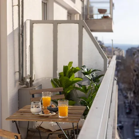 Skyline 3br, Center, 8 Guests Thessaloniki