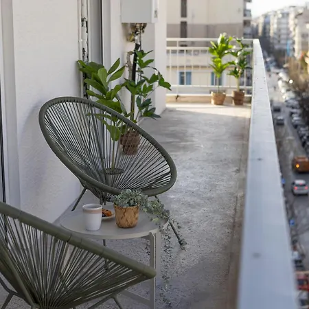 Skyline 3br, Center, 8 Guests * Thessaloniki