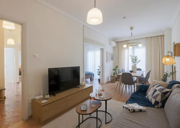 Skyline 3br, Center, 8 Guests * Thessaloniki