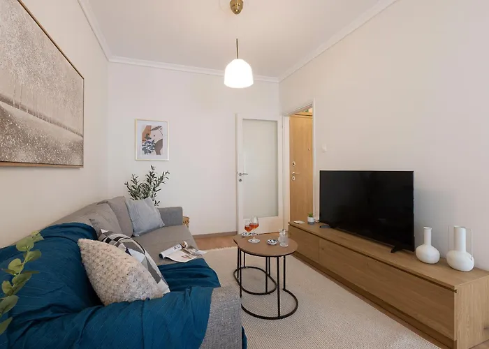 شقة Skyline 3br, Center, 8 Guests سالونيك
